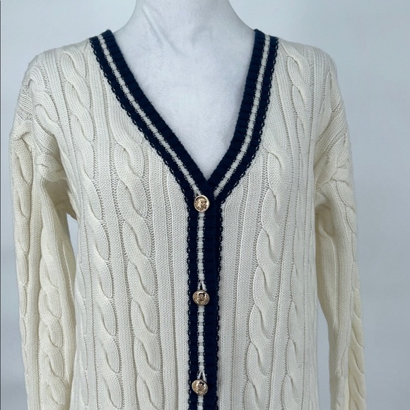 New Saylor Women's Marisole Long Sleeve Sweater Dress Cream SZ S - Picture 7 of 11